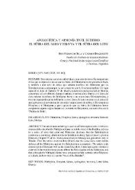 Apologética y Armonía en el Budismo: El Sutra del Loto y Bhavya y el Sutra del Loto / Fernando Tola y Carmen Dragonetti | Biblioteca Virtual Miguel de Cervantes