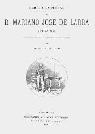 Un desafío : drama en tres actos y en prosa / D.Mariano José de Larra (Fígaro); ilustradas con grabados intercalados en el texto por Don J.Luis Pellicer | Biblioteca Virtual Miguel de Cervantes