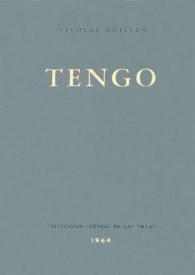 Tengo (1964) / Nicolás Guillén | Biblioteca Virtual Miguel de Cervantes