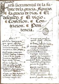 Farsa sacramental de la fuente de la Gracia | Biblioteca Virtual Miguel de Cervantes