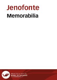 Memorabilia / Xenophon | Biblioteca Virtual Miguel de Cervantes
