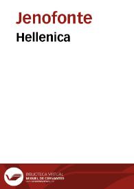 Hellenica / Xenophon | Biblioteca Virtual Miguel de Cervantes