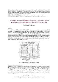 Los templos de Lixus (Mauritania Tingitana) y su relación con los templos de ciudades semitas representados en las monedas / José María Blázquez | Biblioteca Virtual Miguel de Cervantes