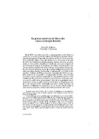 La poesía amorosa de Quevedo como estrategia literaria / Carlos M. Gutiérrez | Biblioteca Virtual Miguel de Cervantes