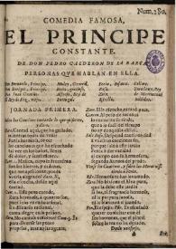El príncipe constante | Biblioteca Virtual Miguel de Cervantes