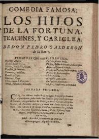 Los hijos de la Fortuna, Teagenes y Clariclea | Biblioteca Virtual Miguel de Cervantes