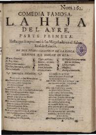 La hija del ayre, primera parte | Biblioteca Virtual Miguel de Cervantes