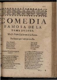 La dama duende | Biblioteca Virtual Miguel de Cervantes
