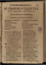 El gran principe de Fez, don Baltasar de Loyola | Biblioteca Virtual Miguel de Cervantes