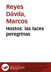 Hostos: las luces peregrinas | Biblioteca Virtual Miguel de Cervantes