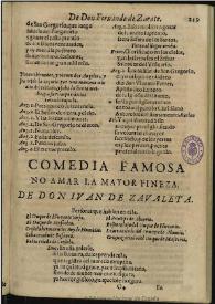 No amar la mayor fineza / de don Iuan de Zaualeta | Biblioteca Virtual Miguel de Cervantes