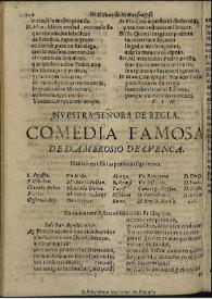 Nuestra señora de Regla / de D. Ambrosio de Cuenca | Biblioteca Virtual Miguel de Cervantes