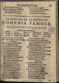 La ventura en la desgracia / de Lope de Vega Carpio | Biblioteca Virtual Miguel de Cervantes
