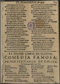 El primer Conde de Flandes [1668] / de Don Fernando de Zarate | Biblioteca Virtual Miguel de Cervantes