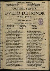 Duelo de honor y amistad / de Don Iacinto de Herrera | Biblioteca Virtual Miguel de Cervantes