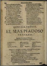 El más piadoso troyano / de Don Francisco de Villegas | Biblioteca Virtual Miguel de Cervantes