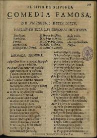 El sitio de Olivenza / de un ingenio de esta corte | Biblioteca Virtual Miguel de Cervantes