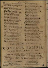 La escala de la gracia / de don Fernando de Zarate | Biblioteca Virtual Miguel de Cervantes