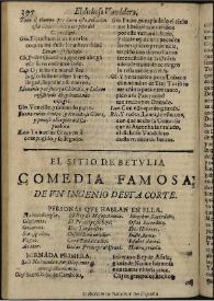 El sitio de Betulia / de un Ingenio desta Corte | Biblioteca Virtual Miguel de Cervantes