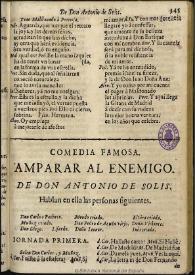 Amparar al enemigo [1681] / de Don Antonio de Solís | Biblioteca Virtual Miguel de Cervantes