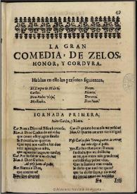 Zelos, honor, y cordura / [Antonio Coello] | Biblioteca Virtual Miguel de Cervantes