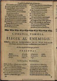 Elegir al enemigo | Biblioteca Virtual Miguel de Cervantes