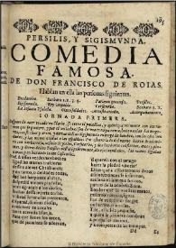 Persiles y Sigismunda / de don Francisco de Roias | Biblioteca Virtual Miguel de Cervantes