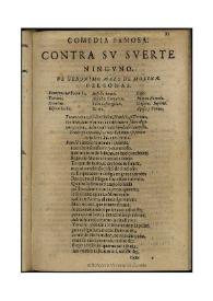 Contra su suerte ninguno / de Geronimo Malo de Molina | Biblioteca Virtual Miguel de Cervantes