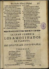 Los amotinados de Flandes / [Vélez de Guevara] | Biblioteca Virtual Miguel de Cervantes