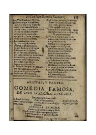Araspas [sic] y Pantea / de Don Francisco Salgado | Biblioteca Virtual Miguel de Cervantes