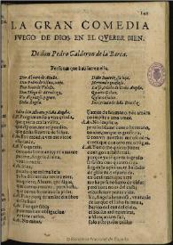 Fuego de Dios en el querer bien / de don Pedro Calderon de la Barca | Biblioteca Virtual Miguel de Cervantes