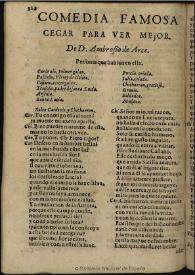 Cegar para ver mejor / de D. Ambrosio de Arce | Biblioteca Virtual Miguel de Cervantes