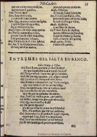 Entremés del Salta en banco / [Antonio de Solís] | Biblioteca Virtual Miguel de Cervantes