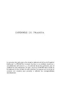 Jardines de Francia / Enrique González Martínez [recopilador y traductor] | Biblioteca Virtual Miguel de Cervantes