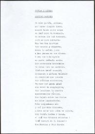 Copla de Francisco Rabal dedicada a Alfonso Sánchez. Madrid, 2 de octubre de 1995 | Biblioteca Virtual Miguel de Cervantes