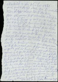 Carta de Benito Rabal a Francisco Rabal. Madrid, 2 de octubre de 1961 | Biblioteca Virtual Miguel de Cervantes