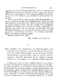 Pedro Vindel: " Los Caprichos, La Tauromaquia, Los Desastres de la Guerra, Los Proverbios de Don Francisco de Goya" / V. Castañeda | Biblioteca Virtual Miguel de Cervantes