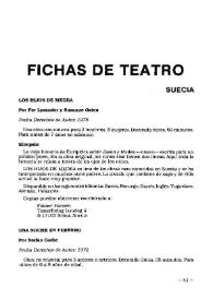 Fichas de teatro | Biblioteca Virtual Miguel de Cervantes