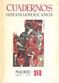 Cuadernos Hispanoamericanos. Núm. 358, abril 1980 | Biblioteca Virtual Miguel de Cervantes