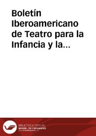 Boletín Iberoamericano de Teatro para la Infancia y la Juventud. Núm. 26, julio-septiembre 1982 | Biblioteca Virtual Miguel de Cervantes
