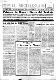 El Socialista : órgano oficial del Partido Socialista Obrero Español y portavoz de la U.G.T. Núm.  5977, 30 de abril de 1959 | Biblioteca Virtual Miguel de Cervantes
