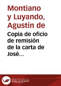 Copia de oficio de remisión de la carta de José Alsinet, en el que se le sugiere la posibilidad de emprender alguna acción respecto a las antigüedades de Mérida | Biblioteca Virtual Miguel de Cervantes