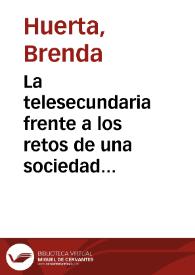 La telesecundaria frente a los retos de una sociedad del conocimiento: Prueba ENLACE | Biblioteca Virtual Miguel de Cervantes