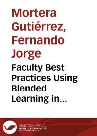 Faculty Best Practices Using Blended Learning in E-learning and Face-to-Face Instruction | Biblioteca Virtual Miguel de Cervantes