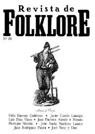 Revista de Folklore. Tomo 5a. Núm. 50, 1985 | Biblioteca Virtual Miguel de Cervantes