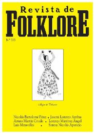 Revista de Folklore. Tomo 28b. Núm. 333, 2008 | Biblioteca Virtual Miguel de Cervantes