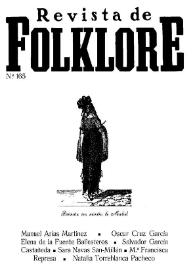 Revista de Folklore. Tomo 14b. Núm. 165, 1994 | Biblioteca Virtual Miguel de Cervantes