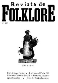 Revista de Folklore. Tomo 16a. Núm. 182, 1996 | Biblioteca Virtual Miguel de Cervantes