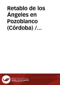 Retablo de los Ángeles en Pozoblanco (Córdoba) / Moreno Valero, Manuel | Biblioteca Virtual Miguel de Cervantes