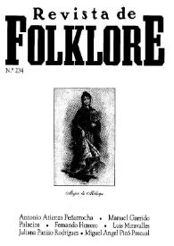 Revista de Folklore. Tomo 20a. Núm. 234, 2000 | Biblioteca Virtual Miguel de Cervantes
